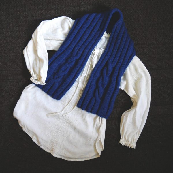 Moto vest bleue